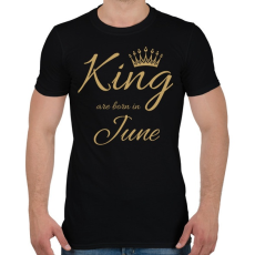 PRINTFASHION king - Férfi póló - Fekete