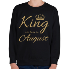 PRINTFASHION king - Gyerek pulóver - Fekete gyerek pulóver, kardigán
