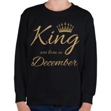 PRINTFASHION king - Gyerek pulóver - Fekete gyerek pulóver, kardigán