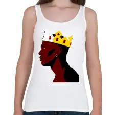 PRINTFASHION King Jordan - Női atléta - Fehér női trikó