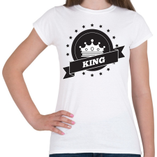 PRINTFASHION King - Női póló - Fehér női póló