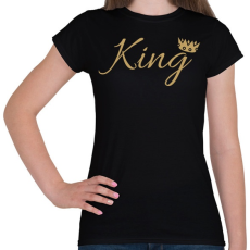 PRINTFASHION King - Női póló - Fekete