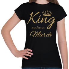 PRINTFASHION king - Női póló - Fekete