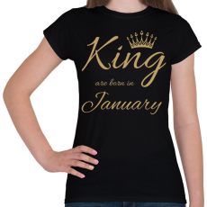 PRINTFASHION king - Női póló - Fekete