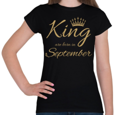PRINTFASHION king - Női póló - Fekete