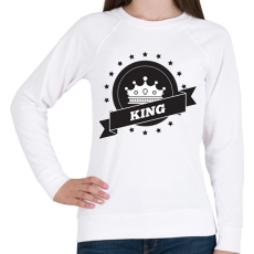 PRINTFASHION King - Női pulóver - Fehér