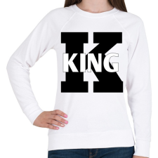 PRINTFASHION King  - Női pulóver - Fehér női pulóver, kardigán