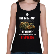 PRINTFASHION king of darp - Női atléta - Fekete