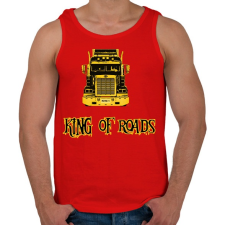PRINTFASHION king of roads - Férfi atléta - Piros atléta, trikó