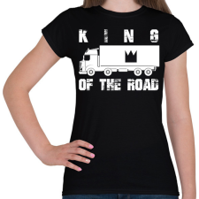 PRINTFASHION King of the road - Női póló - Fekete női póló