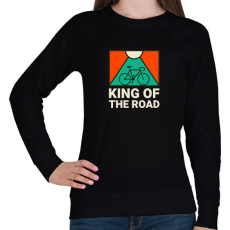 PRINTFASHION KING OF THE ROAD - Női pulóver - Fekete
