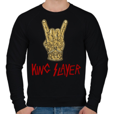 PRINTFASHION King Slayer - Férfi pulóver - Fekete