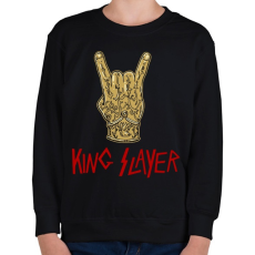 PRINTFASHION King Slayer - Gyerek pulóver - Fekete