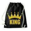 PRINTFASHION KING - Sportzsák, Tornazsák - Fekete