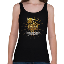 PRINTFASHION Kingdom Come Deliverance 2 - Női atléta - Fekete női trikó