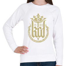 PRINTFASHION Kingdom Come Deliverance Logo - Női pulóver - Fehér női pulóver, kardigán