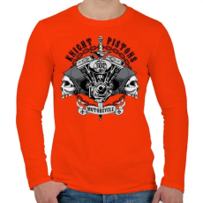 PRINTFASHION Király dugattyúk - Férfi hosszú ujjú póló - Narancs