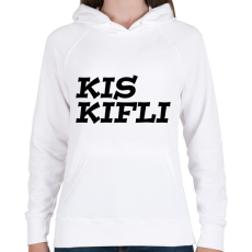 PRINTFASHION Kis kifli - Női kapucnis pulóver - Fehér