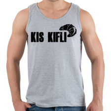 PRINTFASHION Kis Kifli - páros minta - Férfi atléta - Sport szürke atléta, trikó