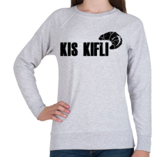 PRINTFASHION Kis Kifli - páros minta - Női pulóver - Sport szürke női pulóver, kardigán