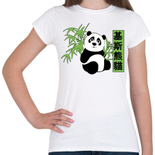 PRINTFASHION kis panda - Női póló - Fehér női póló
