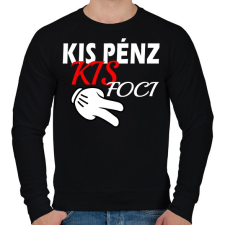PRINTFASHION Kis Pénz... - Férfi pulóver - Fekete férfi pulóver, kardigán