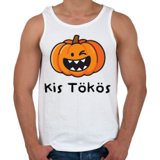 PRINTFASHION Kis tökös - Férfi atléta - Fehér