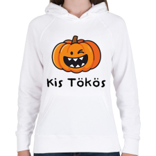 PRINTFASHION Kis tökös - Női kapucnis pulóver - Fehér női pulóver, kardigán