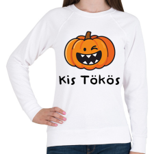 PRINTFASHION Kis tökös - Női pulóver - Fehér női pulóver, kardigán