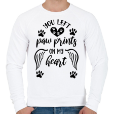 PRINTFASHION Kisállat emlék - Férfi pulóver - Fehér férfi pulóver, kardigán