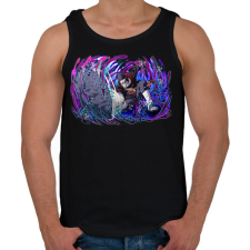 PRINTFASHION Kisame Hoshigaki - Férfi atléta - Fekete atléta, trikó