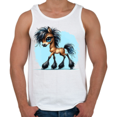 PRINTFASHION Kiscsikó - Férfi atléta - Fehér