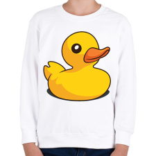 PRINTFASHION Kiskacsa  - Gyerek pulóver - Fehér gyerek pulóver, kardigán