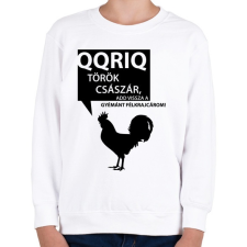 PRINTFASHION kiskakas-black - Gyerek pulóver - Fehér gyerek pulóver, kardigán