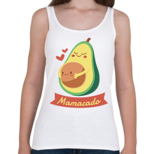PRINTFASHION Kismama avokádó - Női atléta - Fehér női trikó