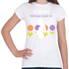 PRINTFASHION Kismama - Női póló - Fehér