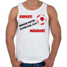 PRINTFASHION Kispesti drukker - Férfi atléta - Fehér