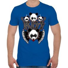 PRINTFASHION KISS - Férfi póló - Királykék