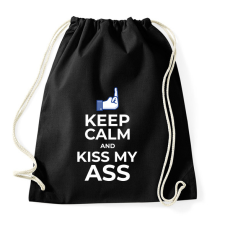 PRINTFASHION KISS MY ASS - Sportzsák, Tornazsák - Fekete tornazsák