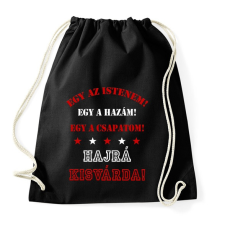 PRINTFASHION Kisvárda - Sportzsák, Tornazsák - Fekete tornazsák