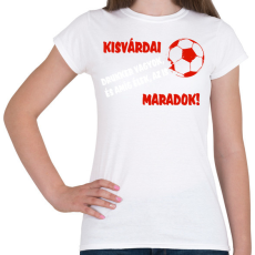 PRINTFASHION Kisvárdai drukker - Női póló - Fehér
