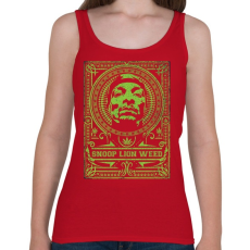 PRINTFASHION Kiszagol - Női atléta - Cseresznyepiros