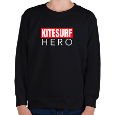 PRINTFASHION KITESURF HERO - Gyerek pulóver - Fekete gyerek pulóver, kardigán