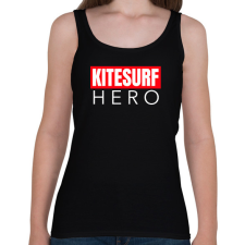 PRINTFASHION KITESURF HERO - Női atléta - Fekete női trikó