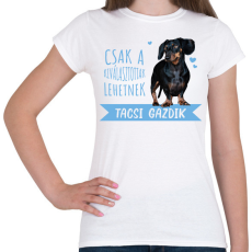 PRINTFASHION Kiválasztott tacsi gazdi - Női póló - Fehér