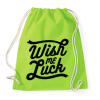 PRINTFASHION Kívánj szerencsét  - Sportzsák, Tornazsák - Limezöld