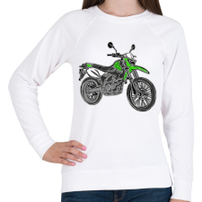 PRINTFASHION klx - Női pulóver - Fehér női pulóver, kardigán