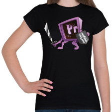 PRINTFASHION Knight of Movies - Női póló - Fekete női póló