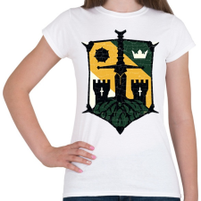 PRINTFASHION Knights logo - Női póló - Fehér női póló