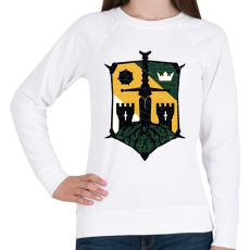 PRINTFASHION Knights logo - Női pulóver - Fehér